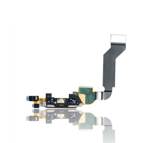 CHARGING PORT CABLE COMPATIBLE FOR IPHONE 4S (BLACK) CHARGING PORT CABLE COMPATIBLE FOR IPHONE 4S (BLACK)