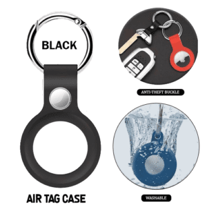 Silicone Air Tag Case Black