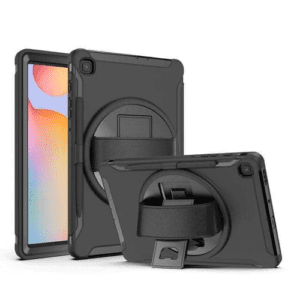 Hand Strap w/ Kickstand Case for Samsung Tab S6 Lite (P610) - Black
