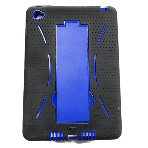 Case Protection with stand for Ipad Mini 4 - Black / Blue Case Protection with stand for Ipad Mini 4 - Black / Blue