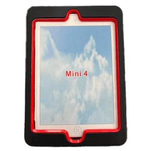 Case Protection with stand for Ipad Mini 4 - Black / Red