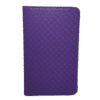 Apple iPad Mini 4 - Grid Plaid Pattern 360° Tablet Case - Purple