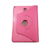Samsung Galaxy Tab A 8" - Grid Plaid Pattern 360° Tablet Case (T350 ) - Pink