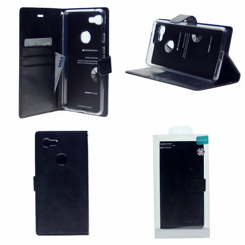 CASE GOOSPERY BLUEMOON DIARY For PIXEL 3 - Black CASE GOOSPERY BLUEMOON DIARY For PIXEL 3 - Black