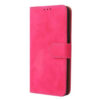 Case Leather Magnetic Shockproof Protective Stand Flip Wallet with Card Holder for LG G7 - Hot Pink
