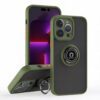 Case with Ring for Apple iPhone 14 Pro (6.1) - ArmyGreen
