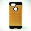 Slim Sleek Brush Metal Case Google Pixel 3 XL - Gold