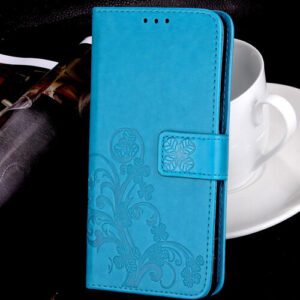 Leather Wallet Stand Function Case For Google Pixel 3 - Blue