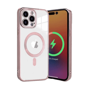 MagSafe Luxury Electroplated Case for Apple iPhone 14 Pro (6.1) - Rose Gold