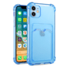 Case, Clear Protective Back Card for Apple iPhone 13 (6.1) - Blue