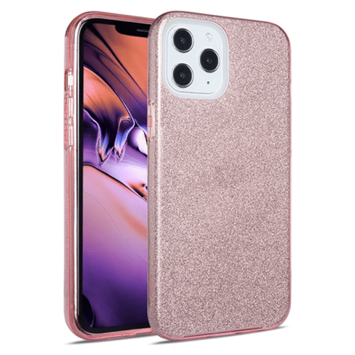 3-in-1 Glitter for Apple iPhone 14 Pro Max -Rose Gold 3-in-1 Glitter for Apple iPhone 14 Pro Max -Rose Gold