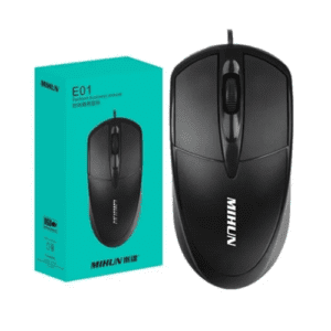 MIHUN Cable Business Office Optical Mouse E01 Black