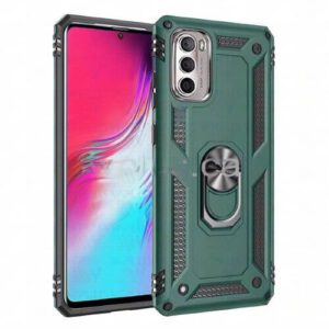 Anti-Drop Hybrid Case for Motorola Edge (2022) - Midnight Green