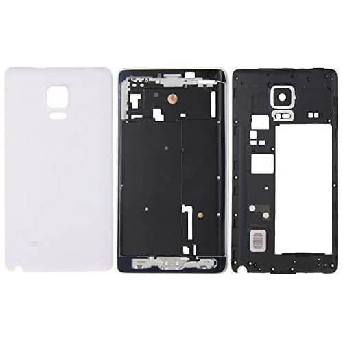 MID-FRAME HOUSING COMPATIBLE FOR SAMSUNG GALAXY NOTE 4 Edge (White) MID-FRAME HOUSING COMPATIBLE FOR SAMSUNG GALAXY NOTE 4 Edge (White)