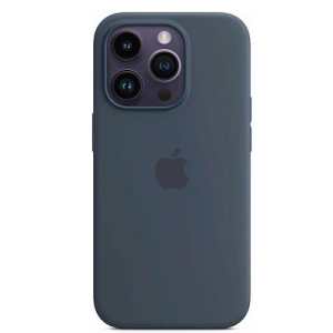MagSafe Silcon Case Iphone 14 Pro - Strom Blue