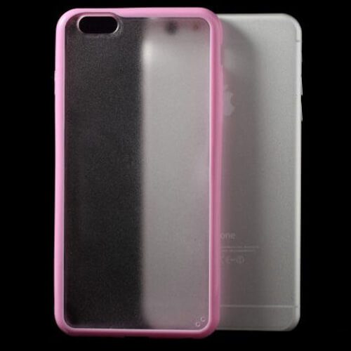 Clear Back Cover Silicone For Iphone 7P / 8P - Pink Clear Back Cover Silicone For Iphone 7P / 8P - Pink