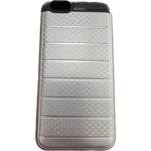 Case With Card Pocket For Iphone 7P / 8P - Silver Case With Card Pocket For Iphone 7P / 8P - Silver