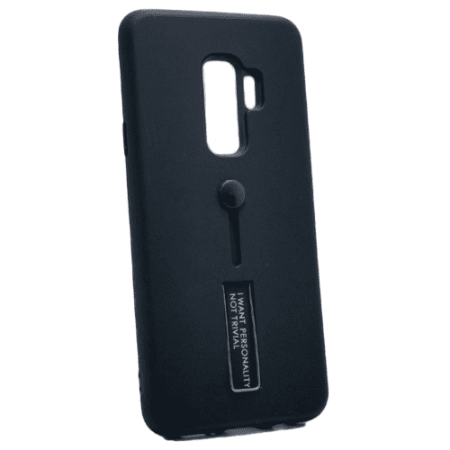 Case with Kickstand Color Samsung Galaxy S9 Plus - Black Case with Kickstand Color Samsung Galaxy S9 Plus - Black