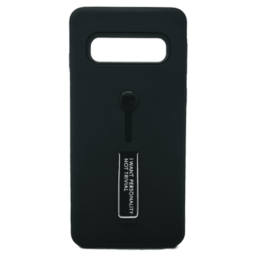 Case with Kickstand Samsung Galaxy S10 Plus - Black Case with Kickstand Samsung Galaxy S10 Plus - Black