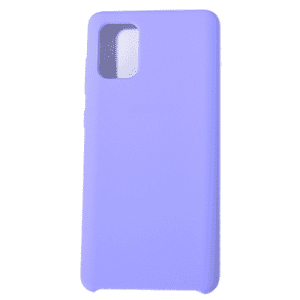Silicone Case Original Soft-Touch Silky Cover Housing For Samsung S20 Plus - Light Purple