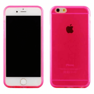 Clear Regular for Apple iPhone 6/6S - Hot Pink