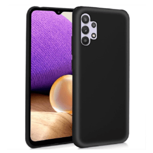 Silicone Phone Case For Samsung Galaxy A32 5G - Black