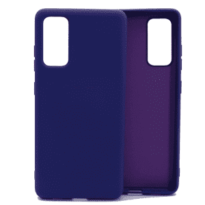 Silicone Case Original Soft-Touch Silky Cover Housing For Samsung S20 Plus - Purple