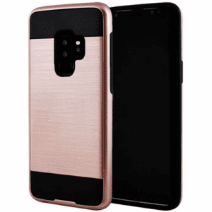 Hybrid Protective Shockproof Rubber Hard Case Cover For LG G7 - Rose Gold