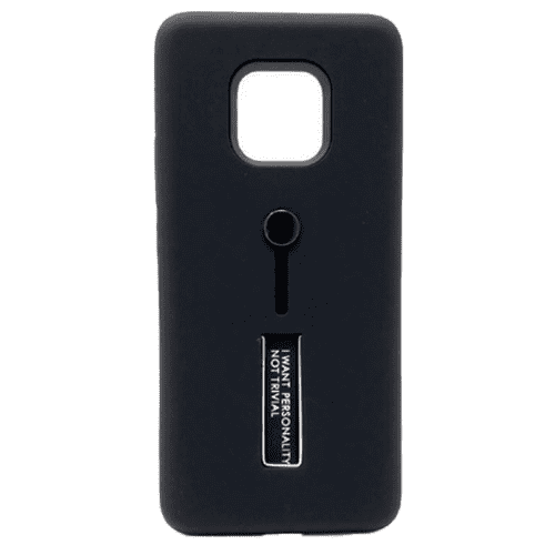 Case with Kickstand Color Huawei Mate 20 pro - Black Case with Kickstand Color Huawei Mate 20 pro - Black