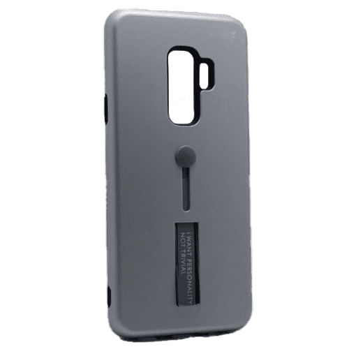 Case with Kickstand Color Samsung Galaxy S9 Plus - Silver Case with Kickstand Color Samsung Galaxy S9 Plus - Silver