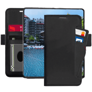 Photo ID Wallet for Samsung Galaxy Z fold 4 - Black