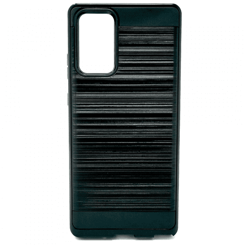 Slim Sleek Brush Metal Case Samsung Galaxy A31 - Black Slim Sleek Brush Metal Case Samsung Galaxy A31 - Black