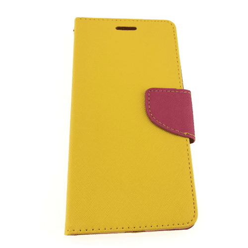 Leather Cover Cell Phone Case for Samsung S20 Ultra - Yellow Leather Cover Cell Phone Case for Samsung S20 Ultra - Yellow
