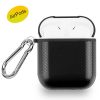 Carbon Fiber Protective Case for Apple AirPods 1 & 2 - Black