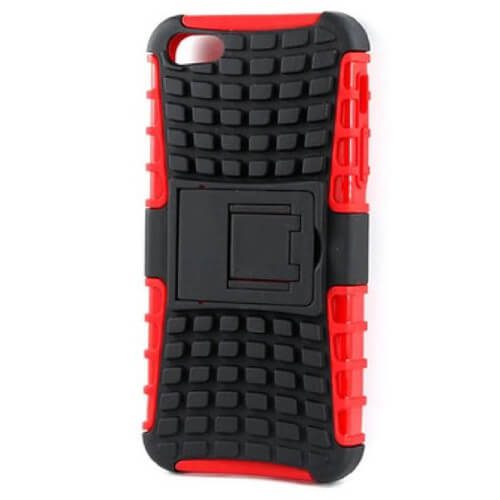 Heavy Duty Case For Ipod Touch 5 / 6 - RED / Black