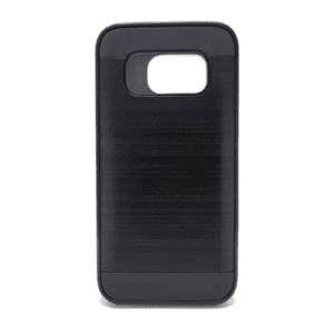 Slim Sleek Brush Metal Case Samsung Galaxy S7 - Black