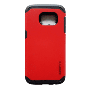 Slim Dual Layer Armor Shockproof Protective Case For Samsung S6 - RED