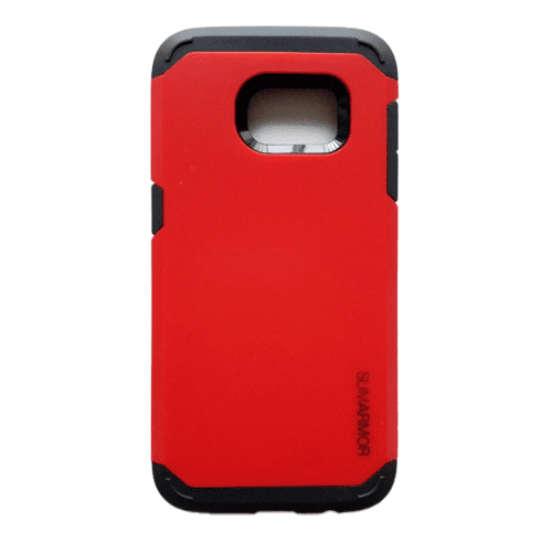 Slim Dual Layer Armor Shockproof Protective Case For Samsung S6 - RED Slim Dual Layer Armor Shockproof Protective Case For Samsung S6 - RED