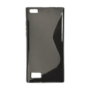 S-line Silicone Phone Case BlackBerry LEAP Z20 - Black
