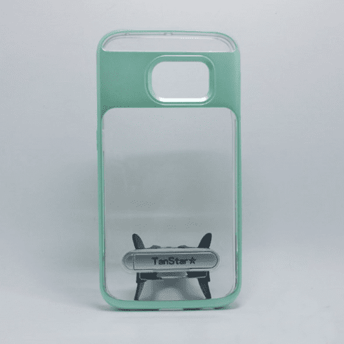 TanStar Aluminum Bumper Frame Case with Kickstand Samsung Galaxy S6 Edge - Turquoise TanStar Aluminum Bumper Frame Case with Kickstand Samsung Galaxy S6 Edge - Turquoise