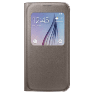 S VIEW COVER For Samsung S6 - Gold