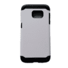Slim Dual Layer Armor Shockproof Protective Case For Samsung S6 - White