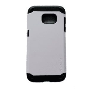 Slim Dual Layer Armor Shockproof Protective Case For Samsung S6 - White