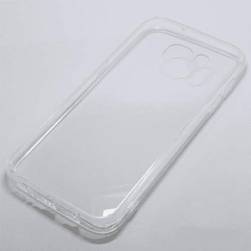 Silicone Phone Case With Dust Plug Samsung Galaxy S7 - Clear Silicone Phone Case With Dust Plug Samsung Galaxy S7 - Clear