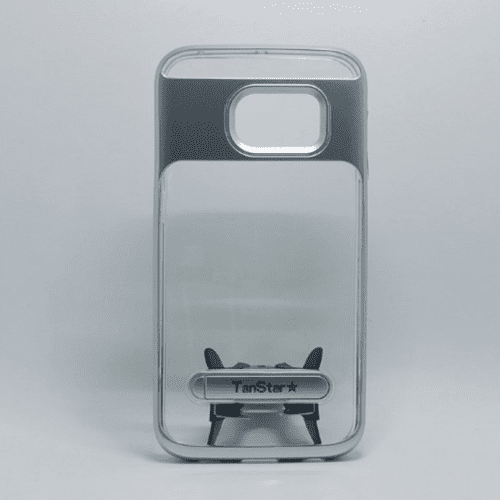 TanStar Aluminum Bumper Frame Case with Kickstand Samsung Galaxy S6 Edge - Silver TanStar Aluminum Bumper Frame Case with Kickstand Samsung Galaxy S6 Edge - Silver
