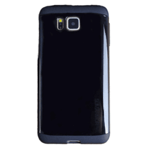 Slim Armor Back Cover For Samsung Galaxy Alpha - Black