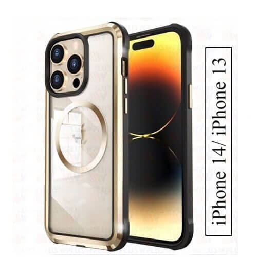Metallic MagSafe Case for Apple iPhone 13 / 14 (6.1) - Gold Metallic MagSafe Case for Apple iPhone 13 / 14 (6.1) - Gold