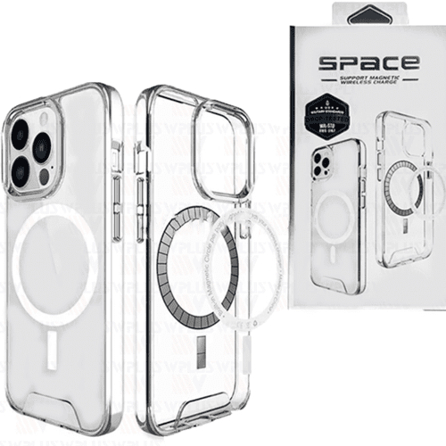 MagSafe space Case for Apple iPhone 15 Pro (6.1) - Clear MagSafe space Case for Apple iPhone 15 Pro (6.1) - Clear