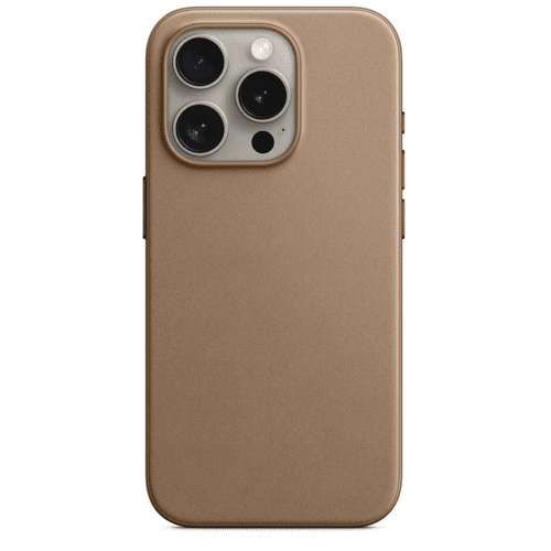 Case FineWoven For Iphone 15 Pro - Taupe Case FineWoven For Iphone 15 Pro - Taupe