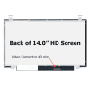 LCD Screen Laptop HD / 14 / 40 Pin With Screw - Glossy